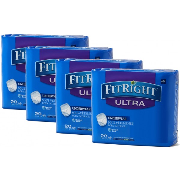 Medline FitRight Ultra Protective Underwear
